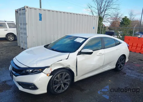 2020 Honda Civic Sport from USA, damaged, VIN 2HGFC2F80LH570415